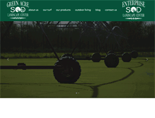 Tablet Screenshot of greenacresodfarm.com